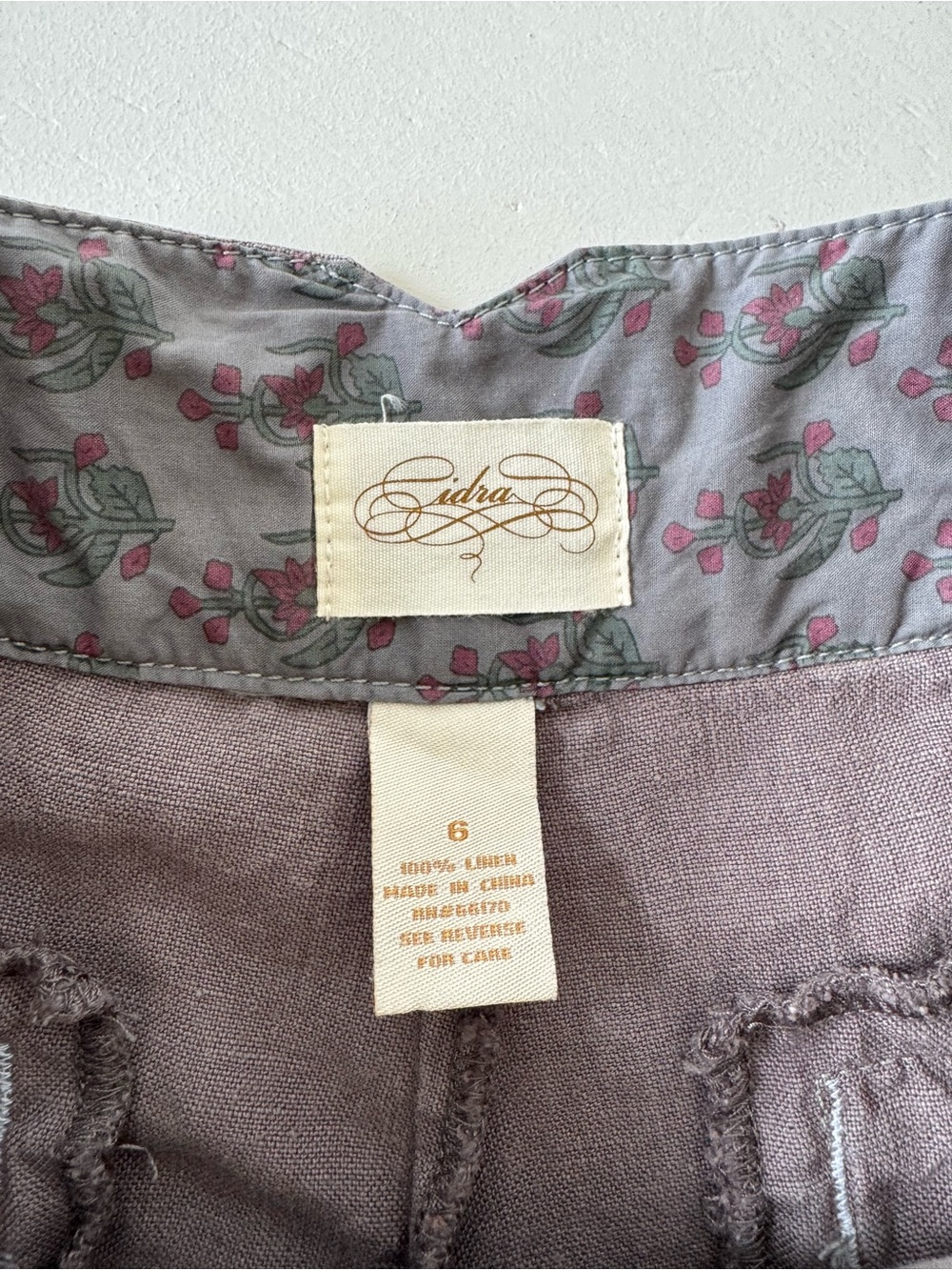 Anthropologie Straight-Leg Pants in Taupe Gray - Picture 6 of 6